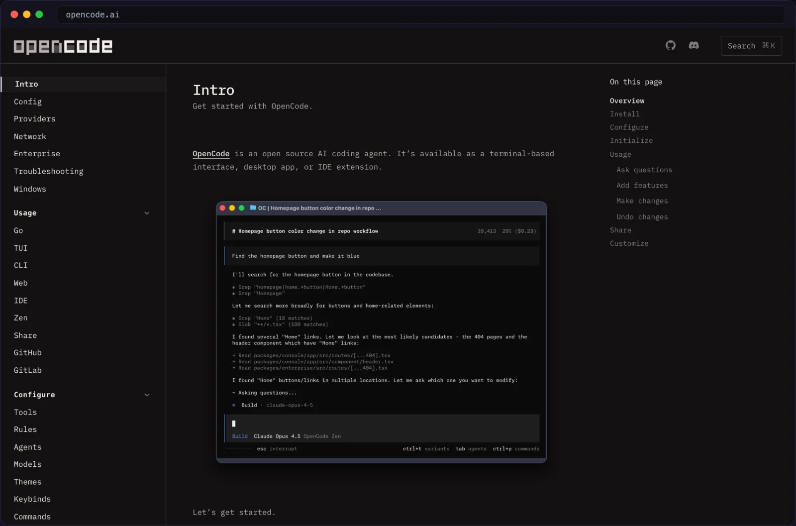 /blogimages/opencodeopensourcecodingagent2026/shots/opencodetuidocs.webp